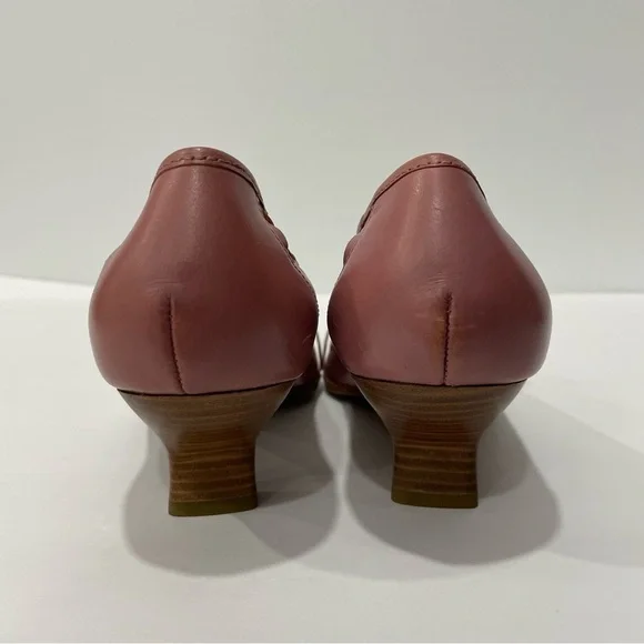 Nicole Bedeliapin Size 9 Rose Gold Woven Heels with Buckle Detail - Picture 4 of 14